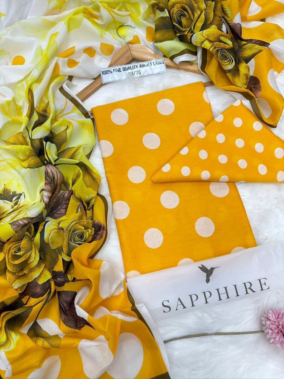 Sapphire Lawn Suit