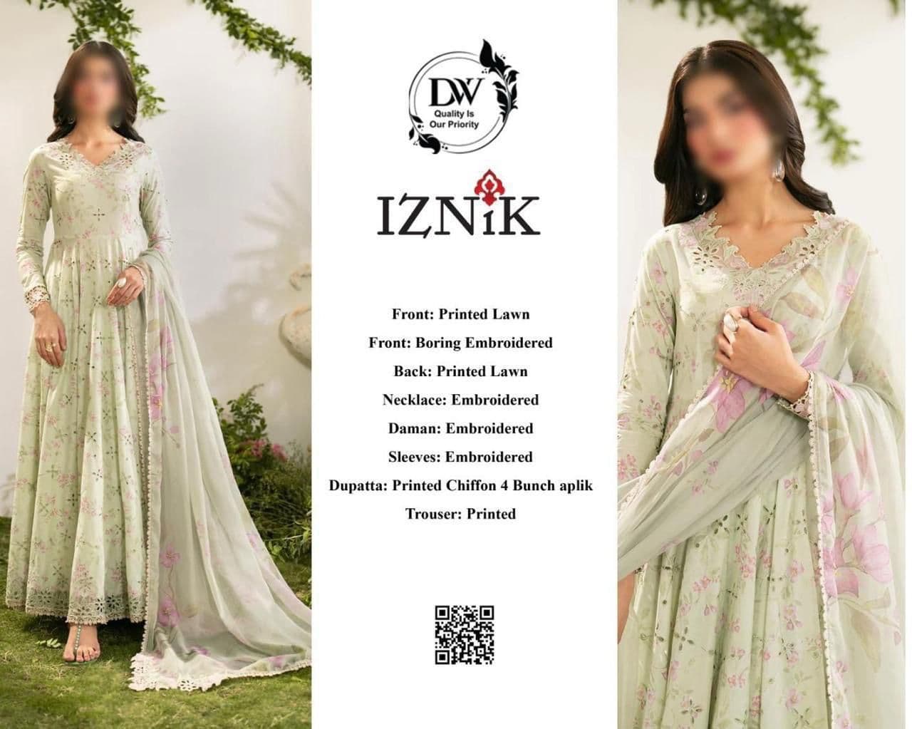 IZNIK Lawn Suit