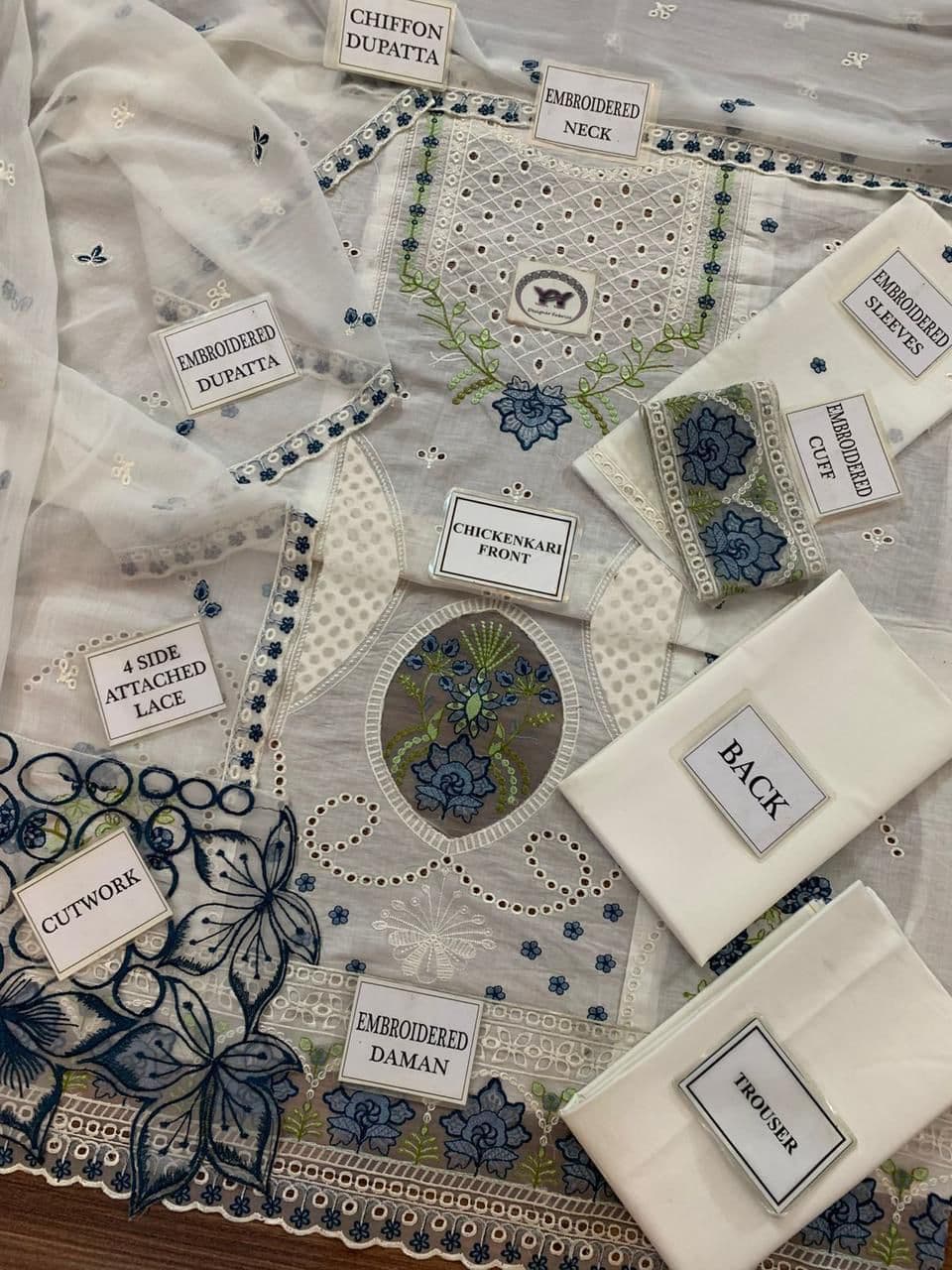 Sana Embroidered Lawn Suit
