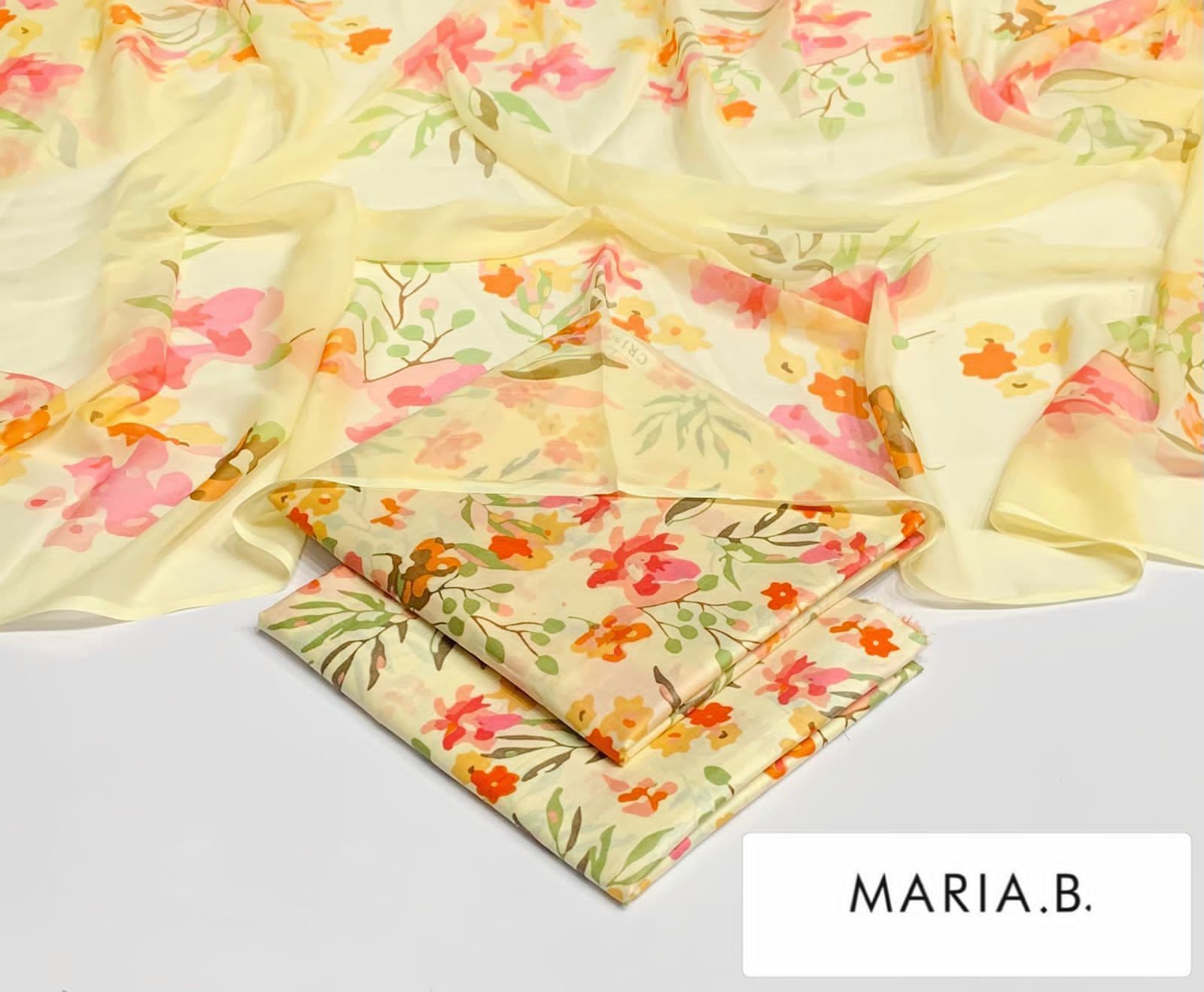 Maria. B. Printed Suit
