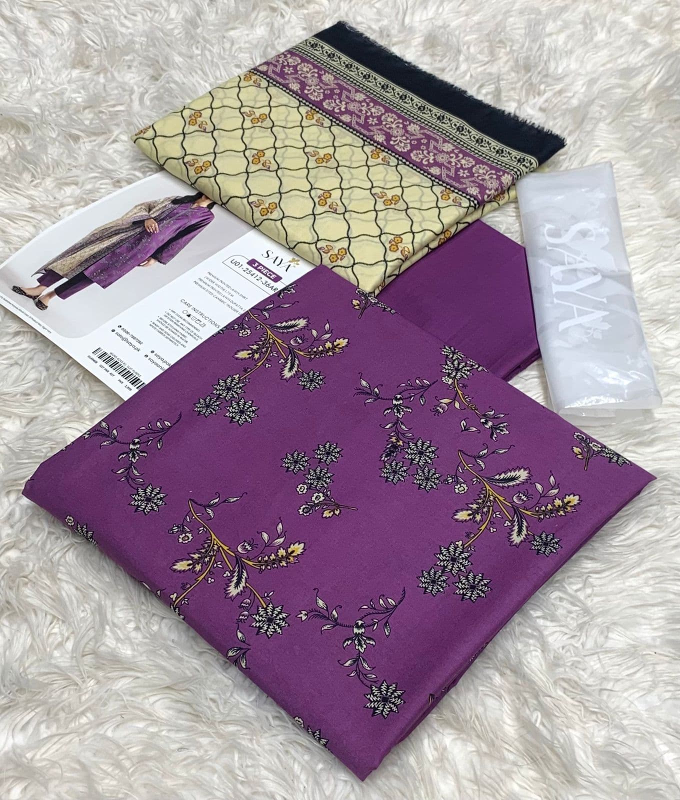 Saya Lawn Suit
