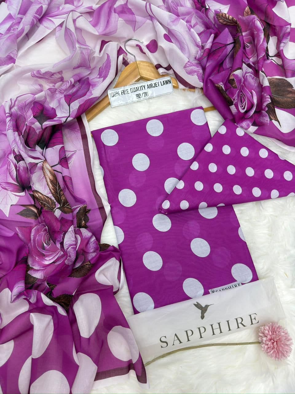 Sapphire 3Piece Lawn Suit