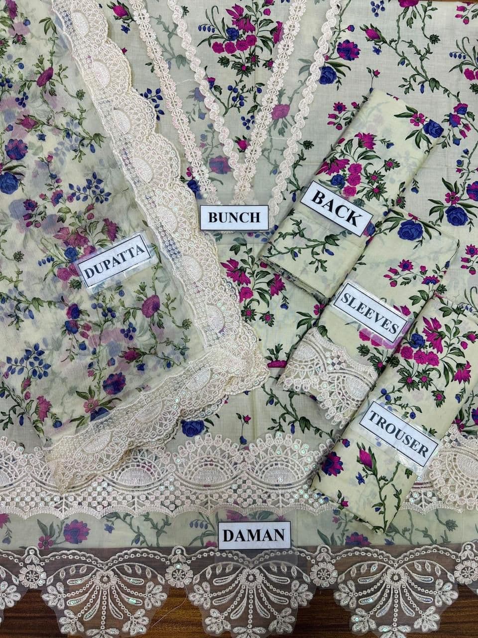 Saya Embroidered Lawn