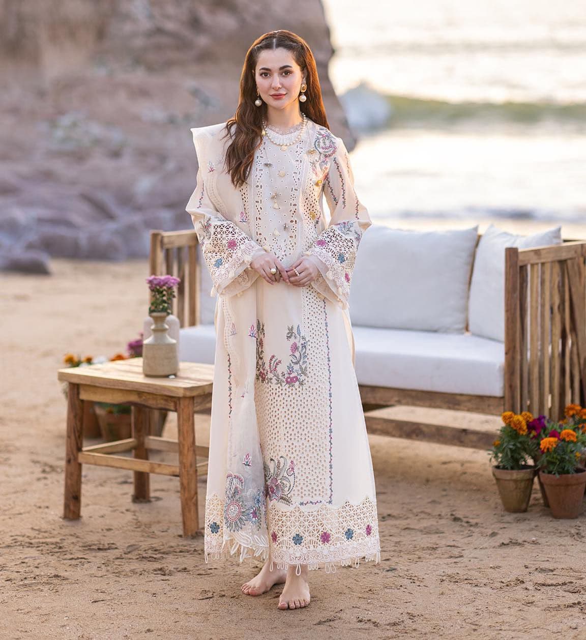 Sapphire Cotton Suit