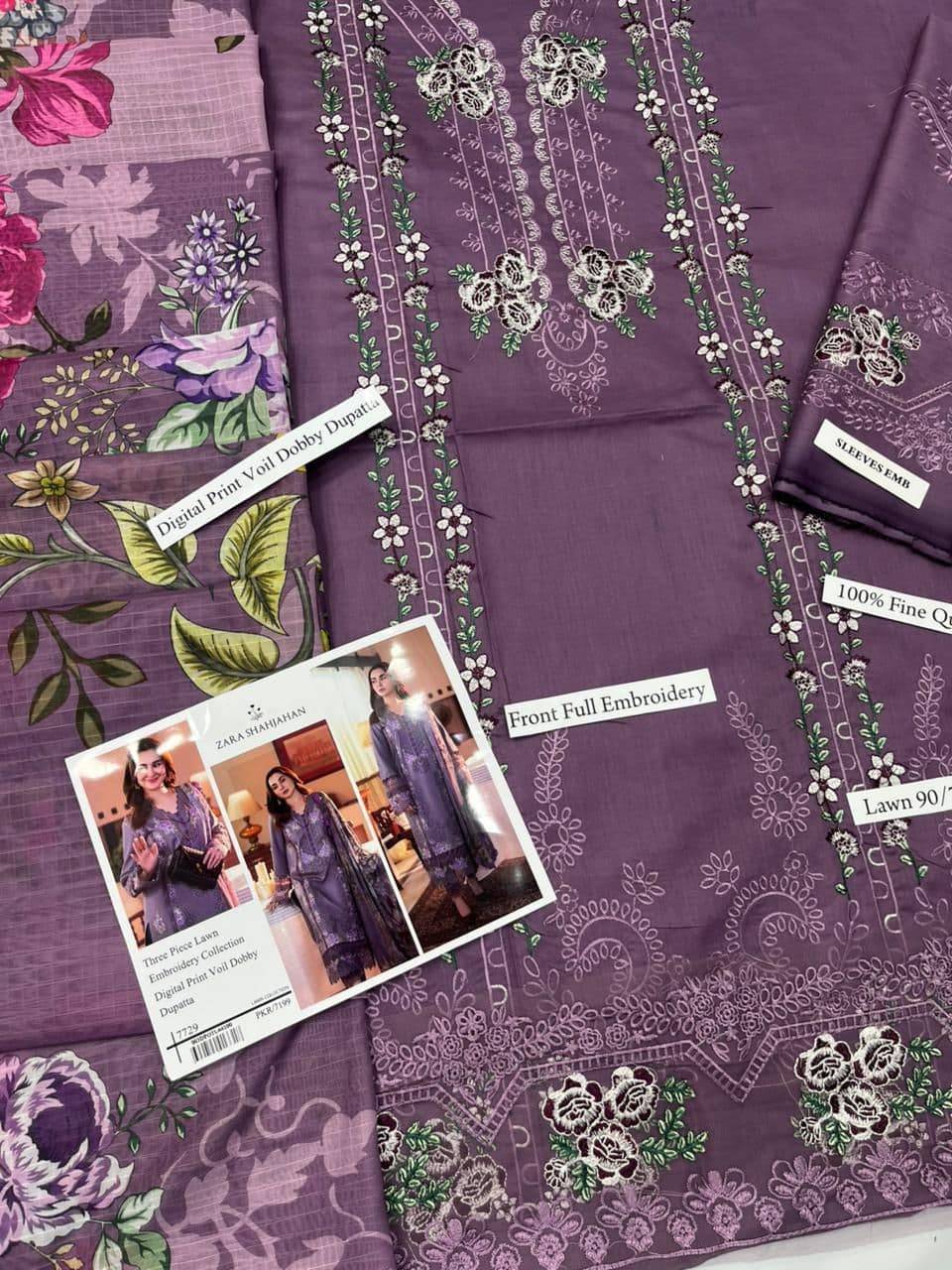 Gull Ahmed Embroidered Lawn Suit