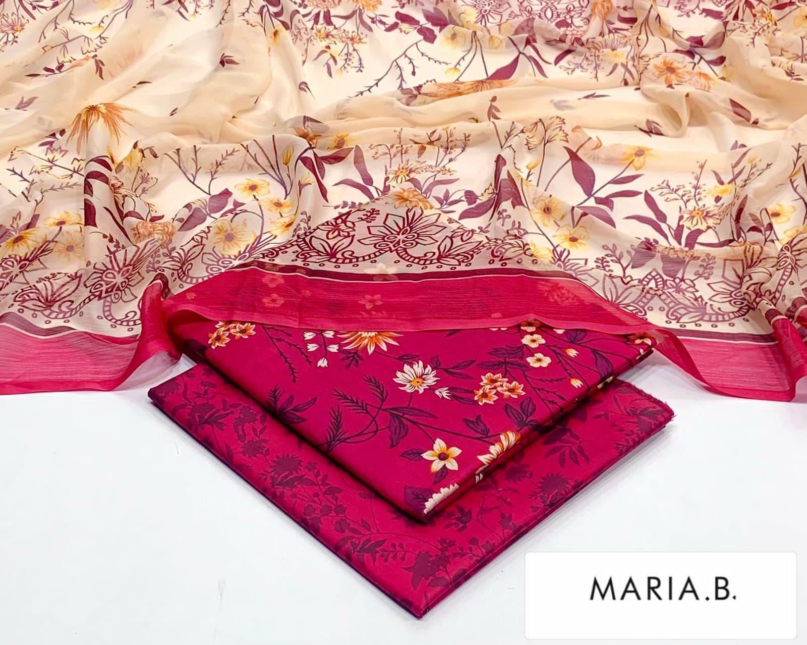 Maria. B. lawn Suit