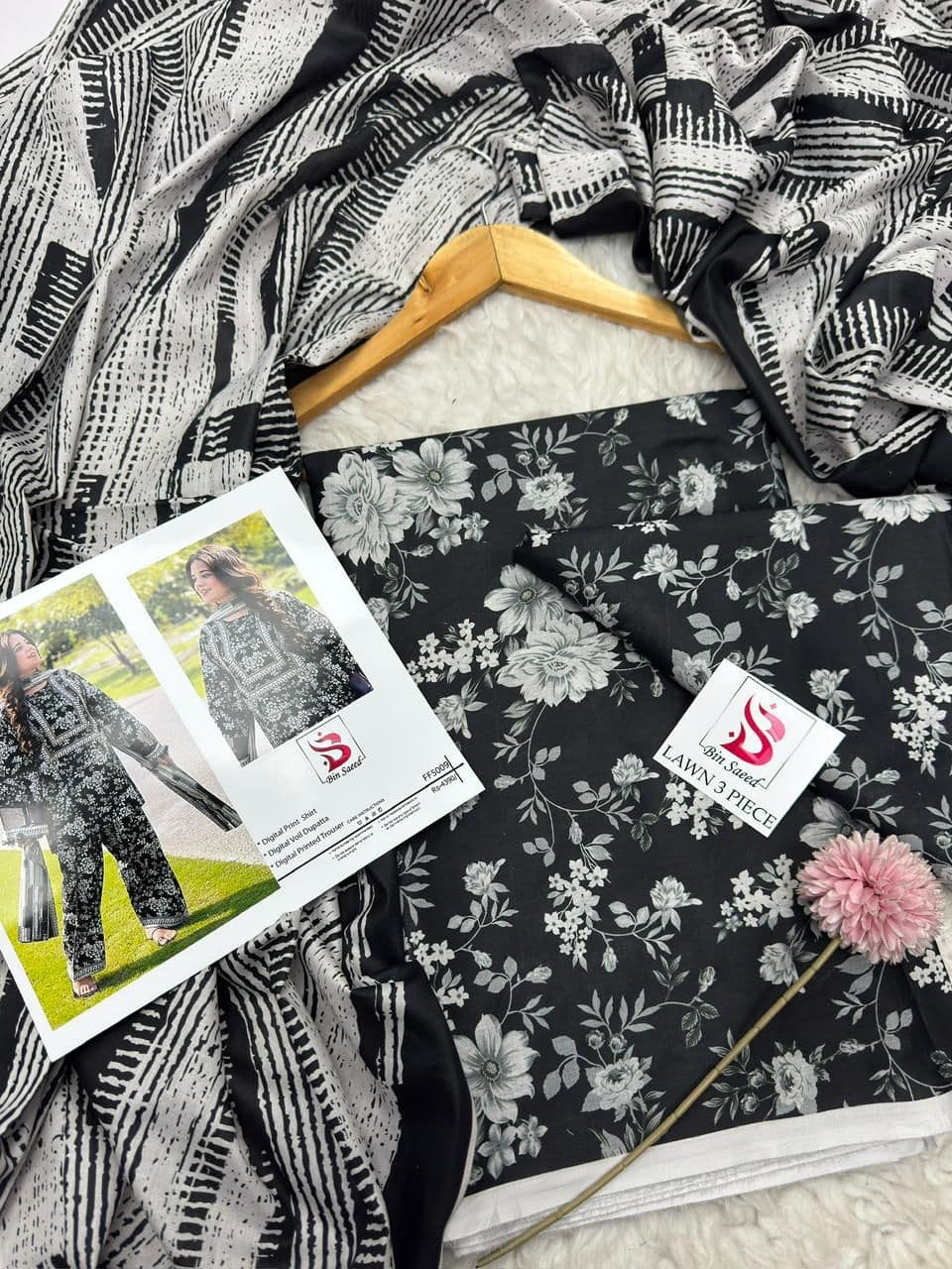 Bin Saeed Lawn Suit