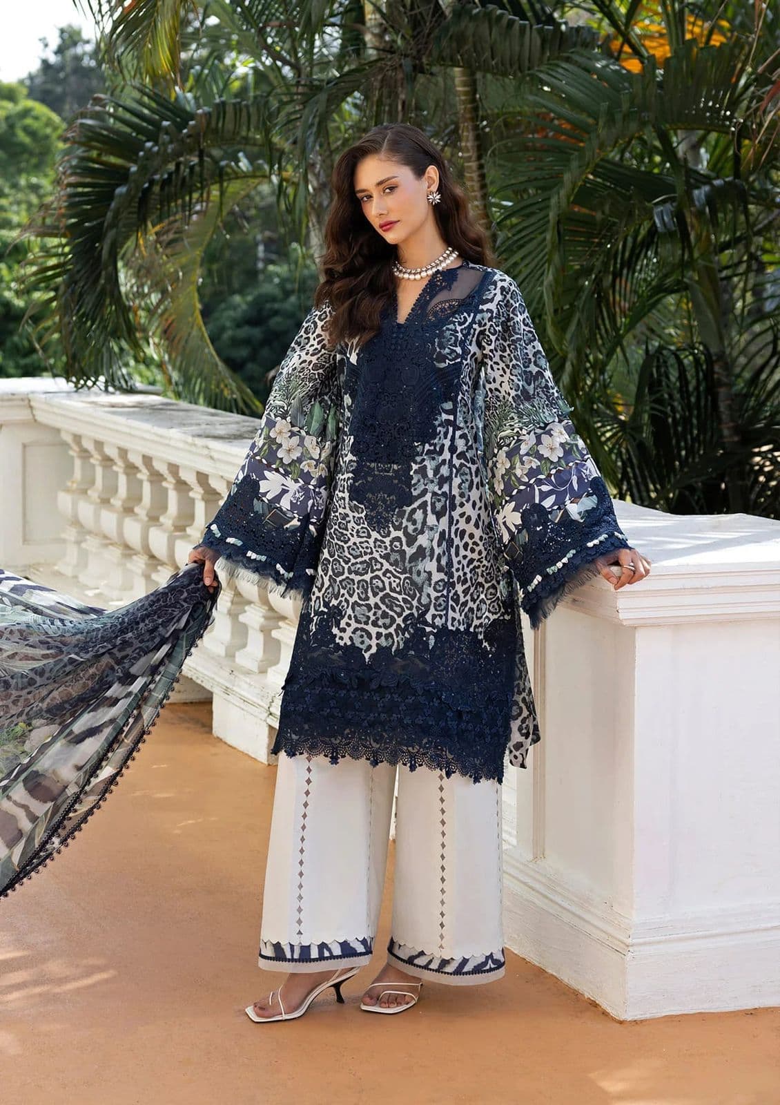 Unstitched 3 piece Lawn Suit