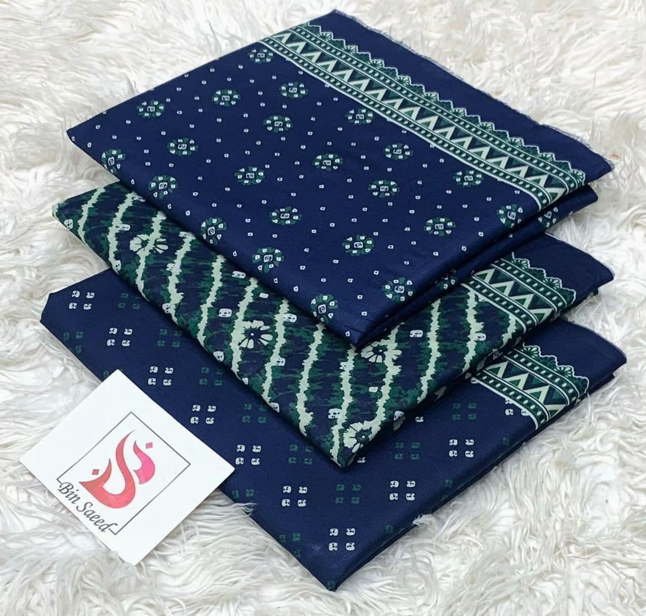 Bareeze Unstitched 3 piece lawn Suit 