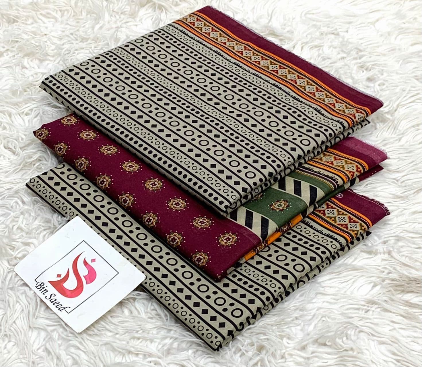 BinSaeed Lawn Suit