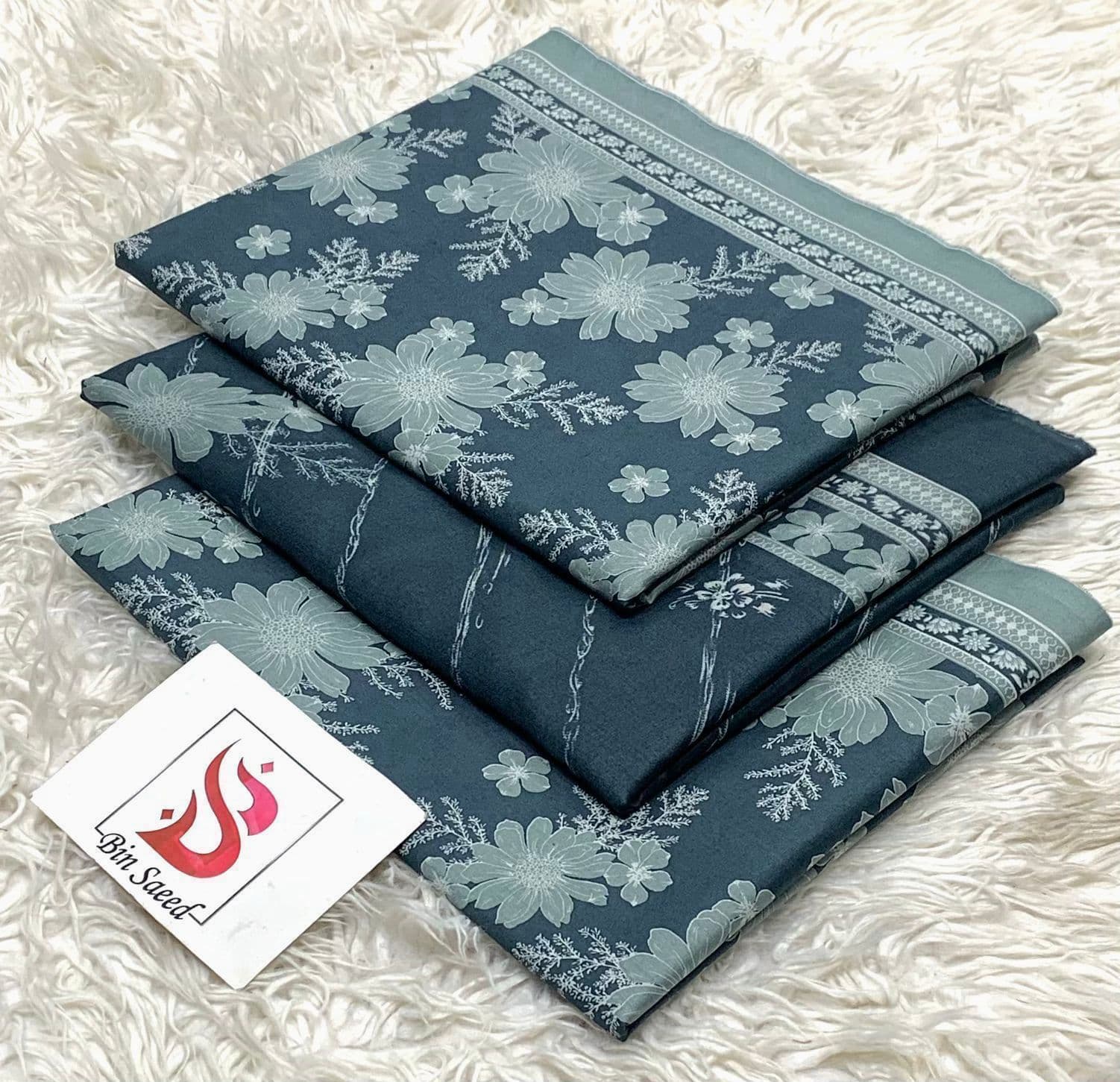 Bin Saeed Unstitched Lawn Suits