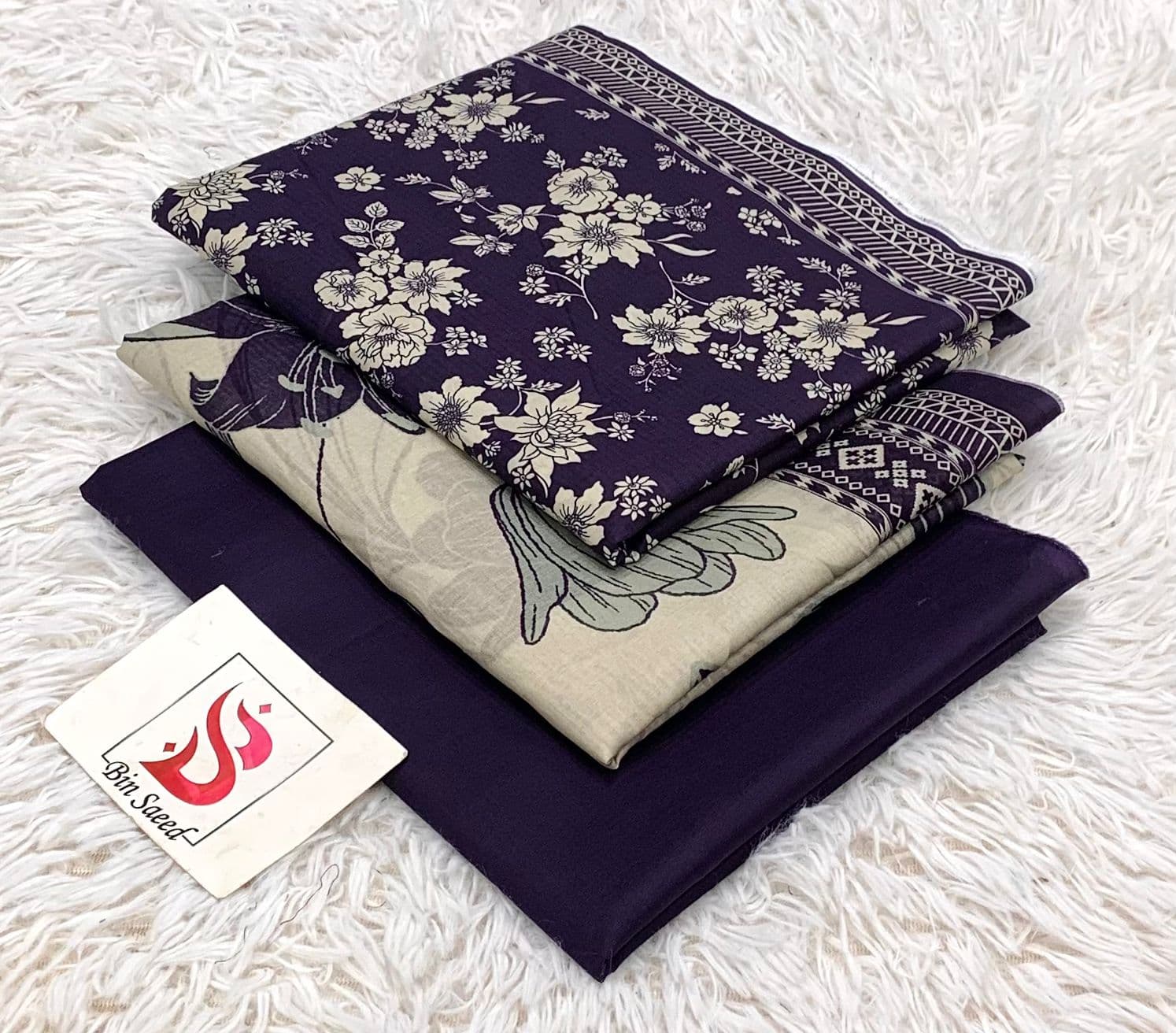 Bin Saeed Unstitched Lawn Suits image 4