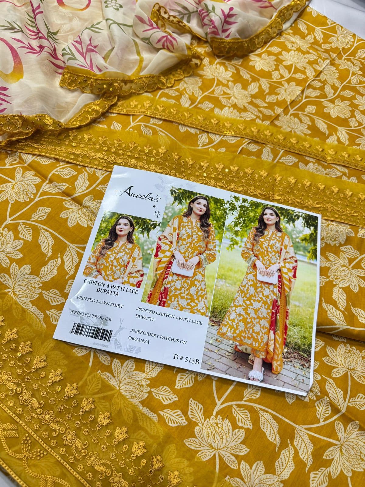Aneela's 3 Piece Lawn Suits image 3