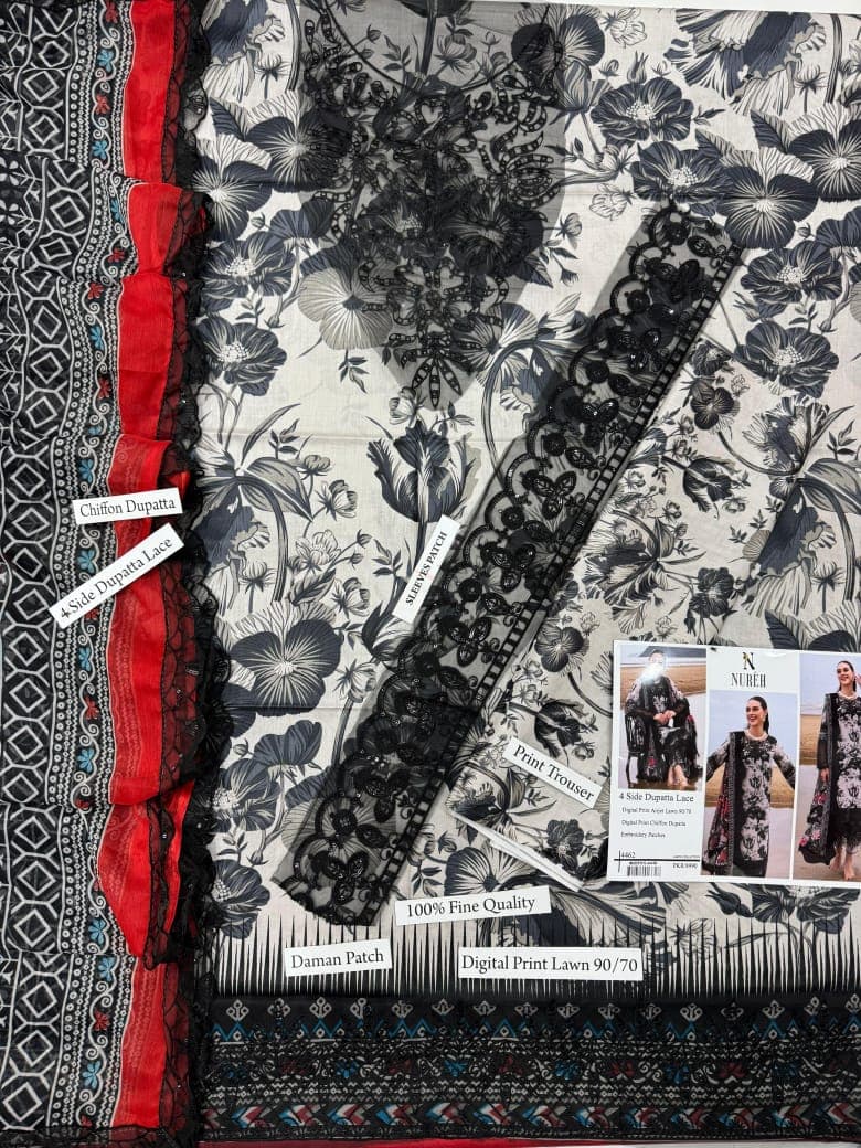 Saya lawn Suit
