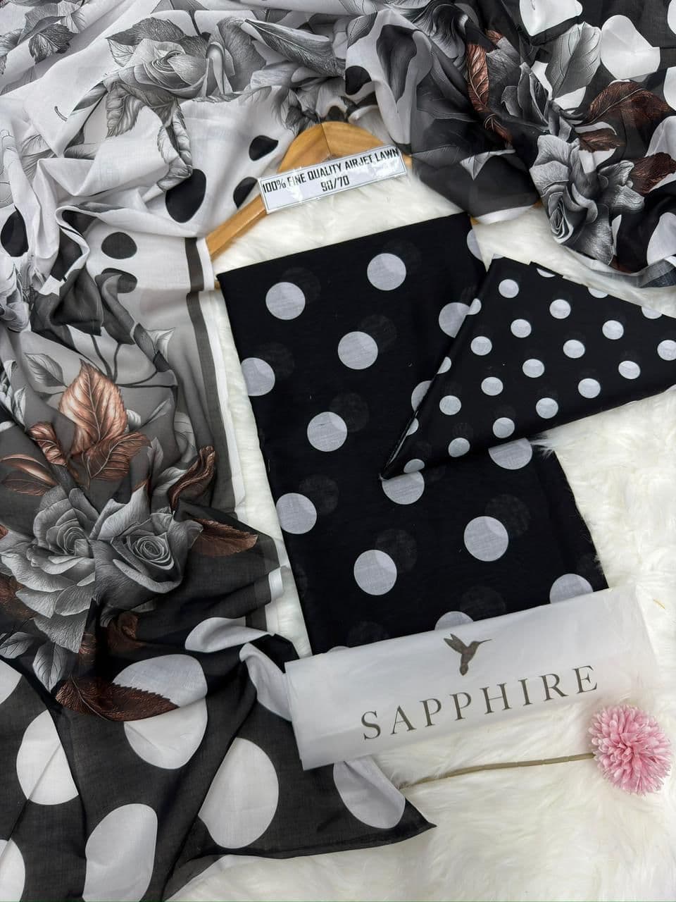 Sapphire Lawn Suit