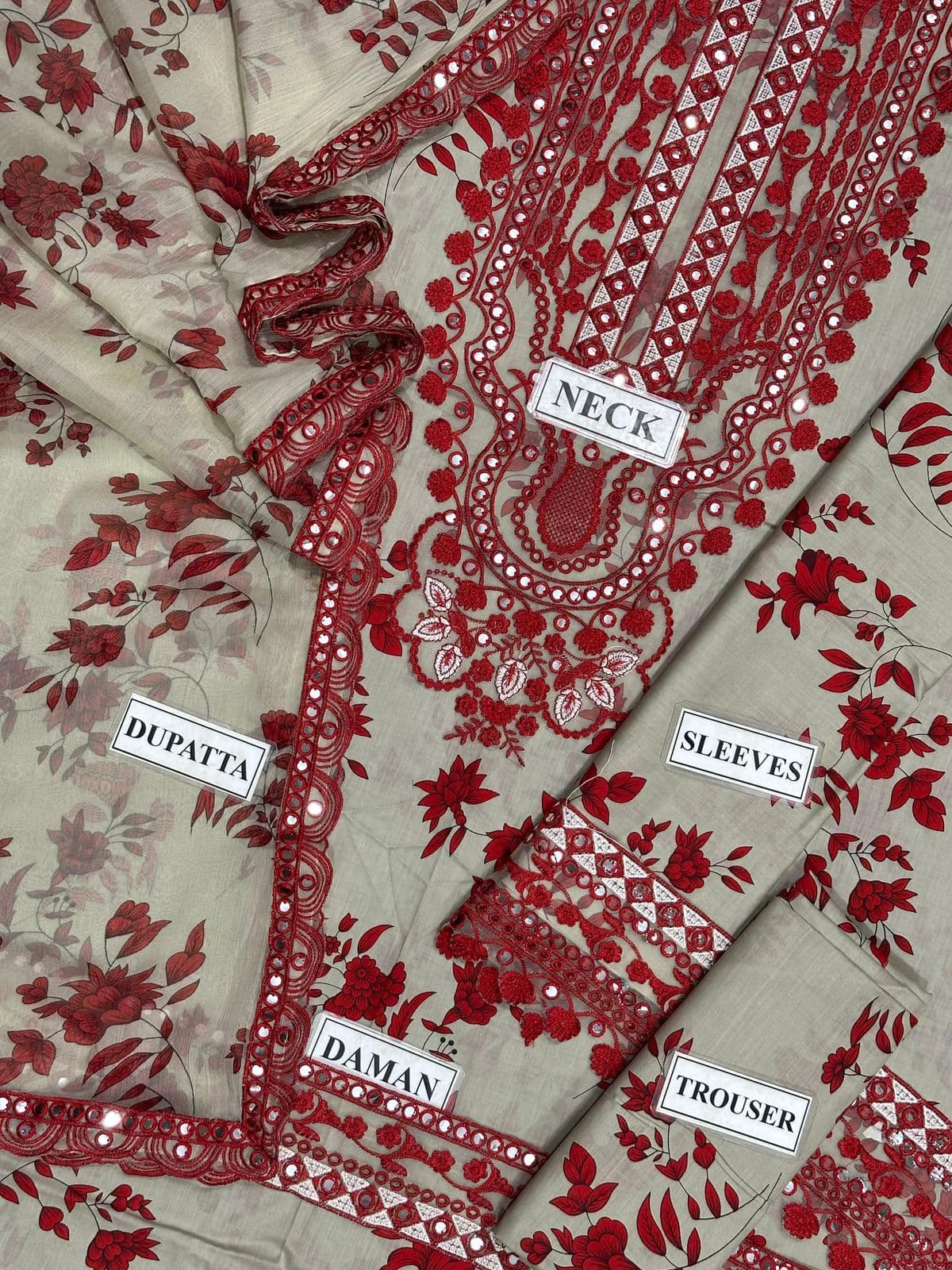 AirJet embroidered Lawn