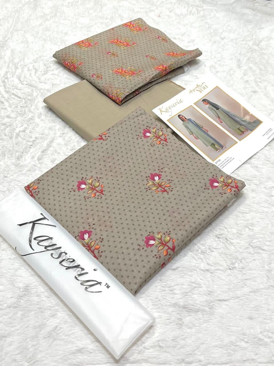 Kaseria Lawn Suit 3 piece