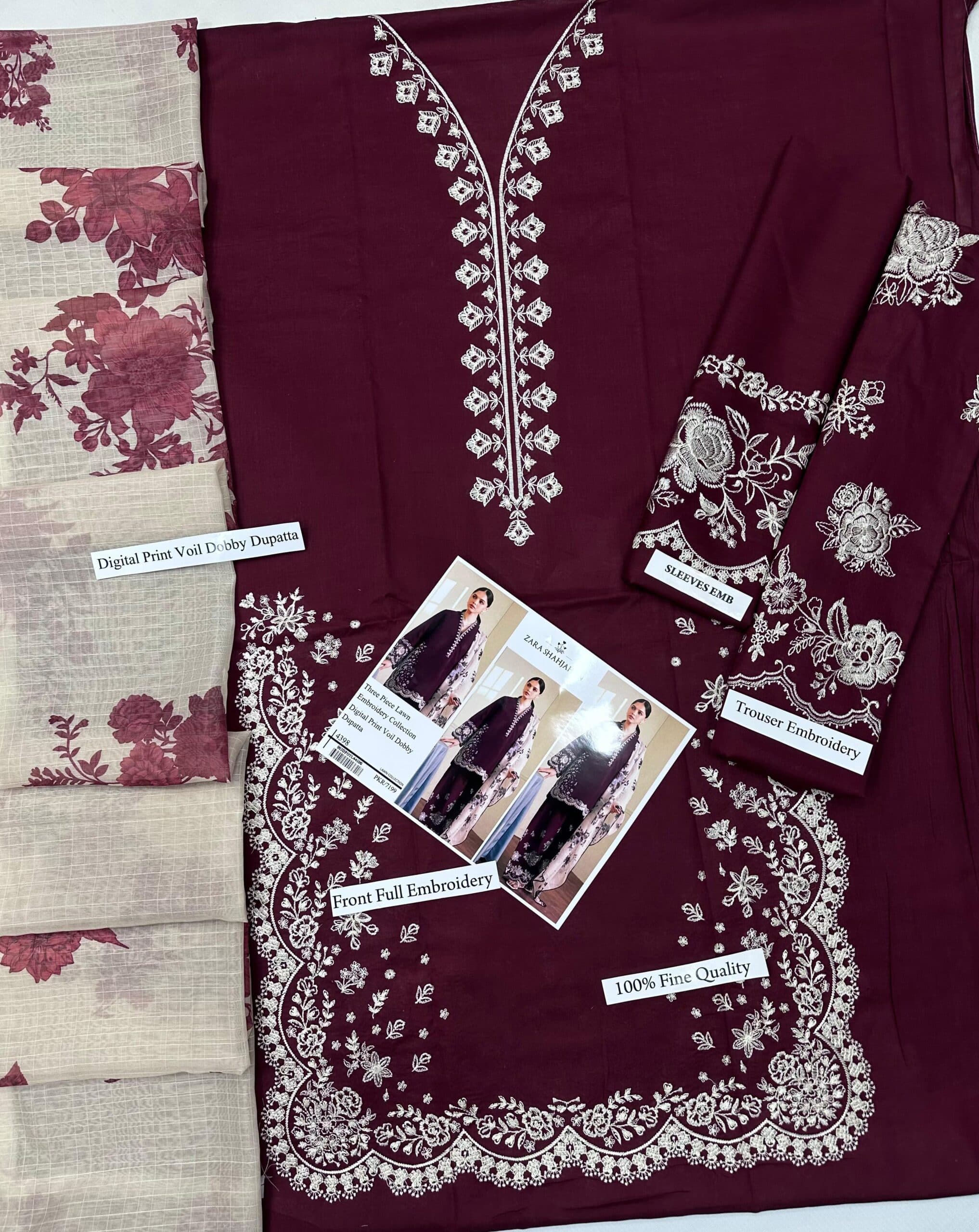 Zara ShahJahan Lawn image 1