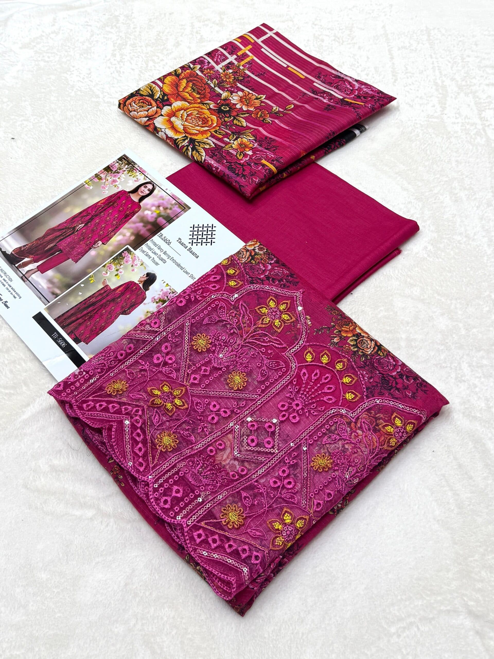 Zara Shahjahan Lawn image 1